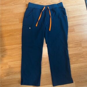Figs Technical Collection Blue Scrub Pants Bottoms XL / P